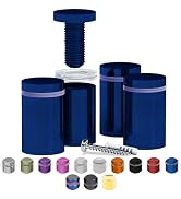 4 Pcs Stainless Steel Standoff Screws (Blue) - ½” x 1” Screws for Acrylic, Wood, and Glass Signag...