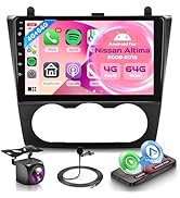 Orderich 4G+64G Car Radio for Nissan Altima 2008 2009 2010 2011 2012 with Wireless CarPlay Androi...