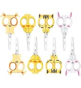 Asdirne Scissors For Kids, Blunt Scissors, Small School Student Craft Scissors, Safety Sharp Stai...