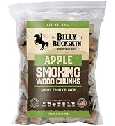 4 Lb. Bag Apple Wood Chunks, Wood Chunks for Smokers, Alternative for Charcoal Briquettes, Can be...