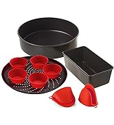 Baking Set for Ninja Foodi 6.5 Qt, 8 Qt, Ninja Foodi Pressure Cooker + Air Fryer Deluxe Bake Kit,...