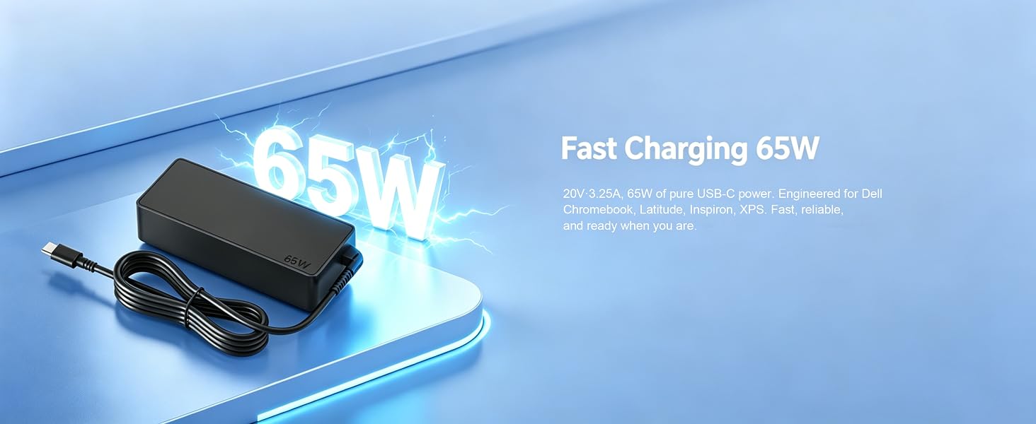 65w type c charger