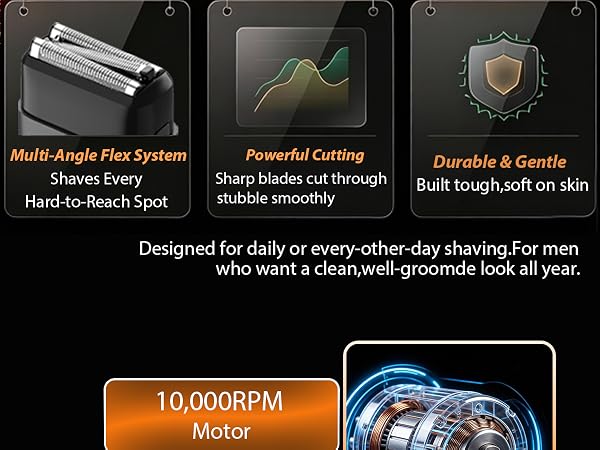 Men's Foil Electric Shaver-hair removal device