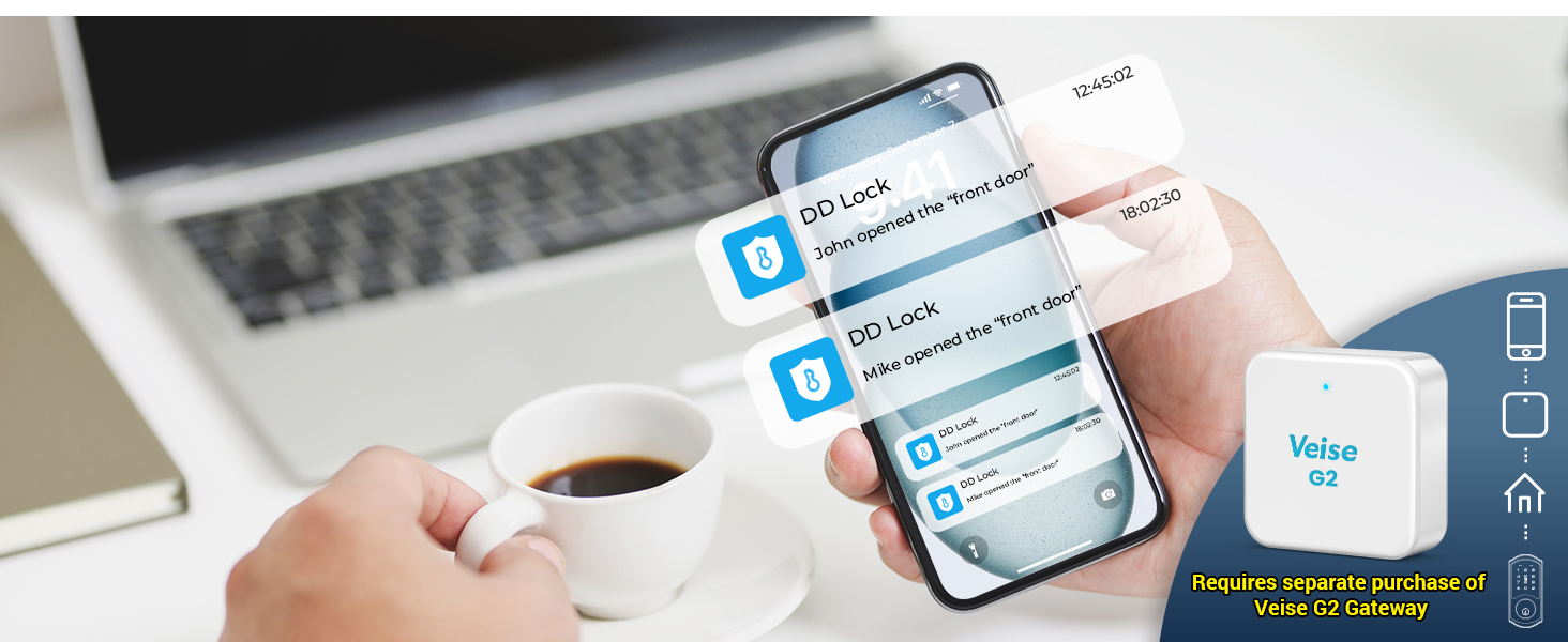 Authorized users can unlock remotely