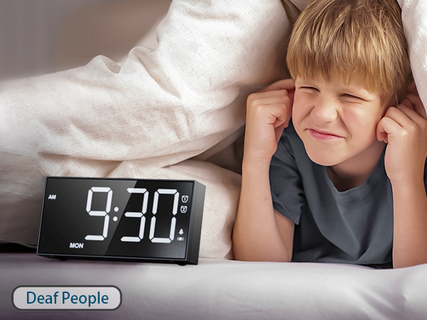 Alarm Clock for Hard of Hearing