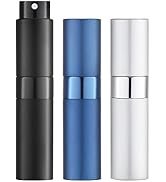 LISAPACK 8ML Atomizer Perfume Spray Bottle for Travel (3 PCS) Empty Cologne Dispenser, Portable S...