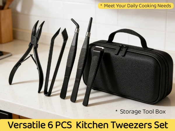 Fish Bone Tweezers Set, Stainless Steel Fish Bone Pliers, Kitchen Fish Pin Deboner Tools,