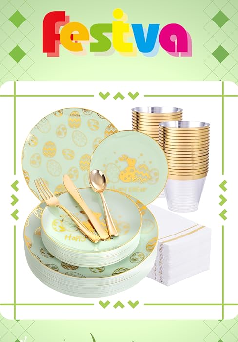 Easter plates