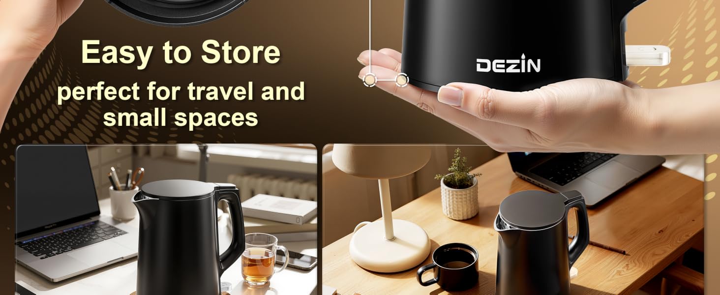 Perfect for travel and small spaces