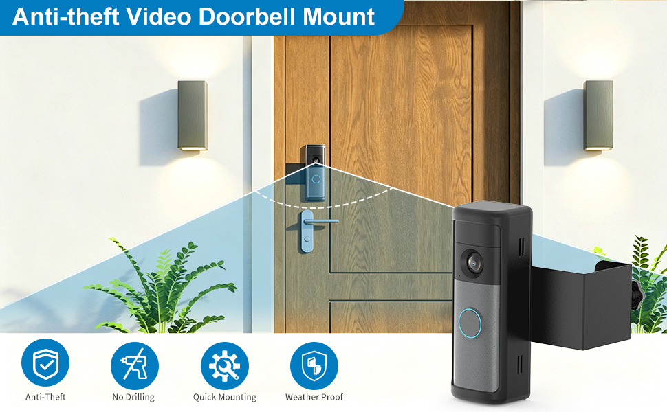 Anti-theft Doobell Mount