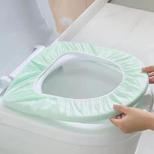 Disposable Non-woven Toilet Seat Mat 2 Layer Water Proof Toilet Cover