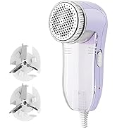 Allisable Fabric Shaver, Fuzz Balls Pills Lint Remover, AC120V Plug and Play - Languid Lavender
