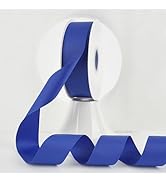 MEEDEE Royal Blue Grosgrain Ribbon 1-1/2 Inch Grosgrain Hair Ribbons 50 Yards Per Roll Thick Blue...