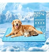 Dog Cooling Mat Arc-Chill Cooling Dog Bed Mats, Q-Max>0.4 Washable Pet Cooling Pad Breathable Coo...