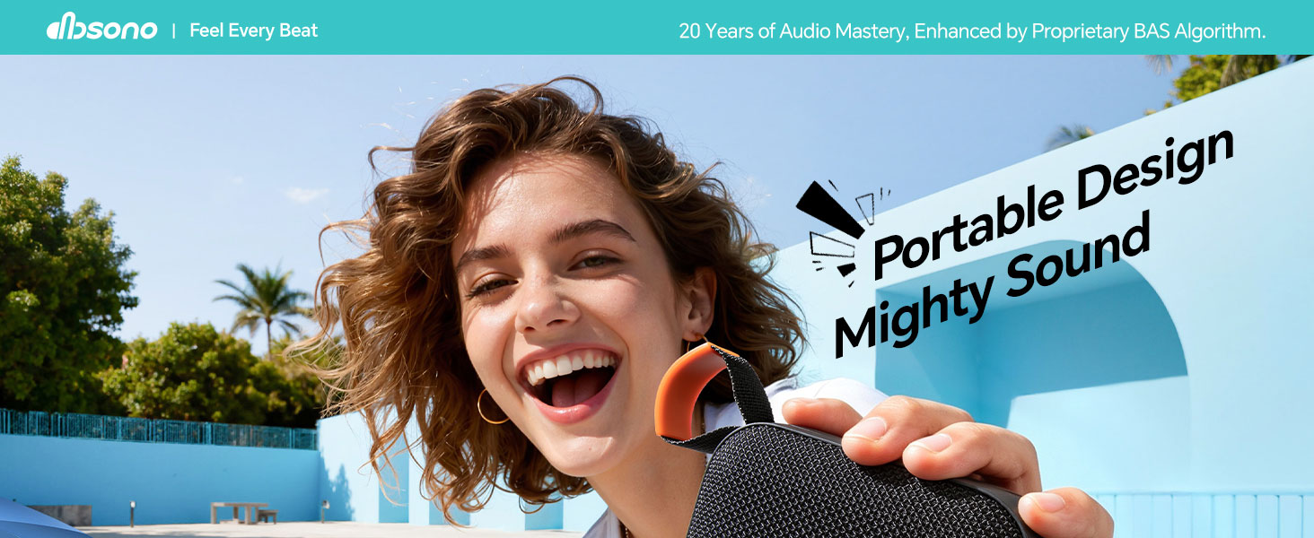 Portable bluetooth speaker