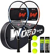 Adult 2 Player Tennis Racket Perfect for Beginner and Professional Players, 27” Speed Tennis Racq...