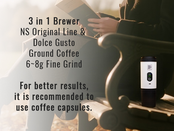 portable espresso machine travel coffee maker