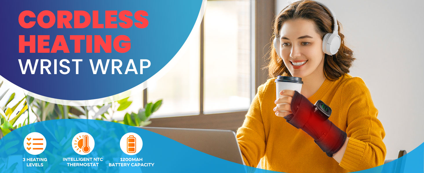 Cordless Wrist Heating Pad