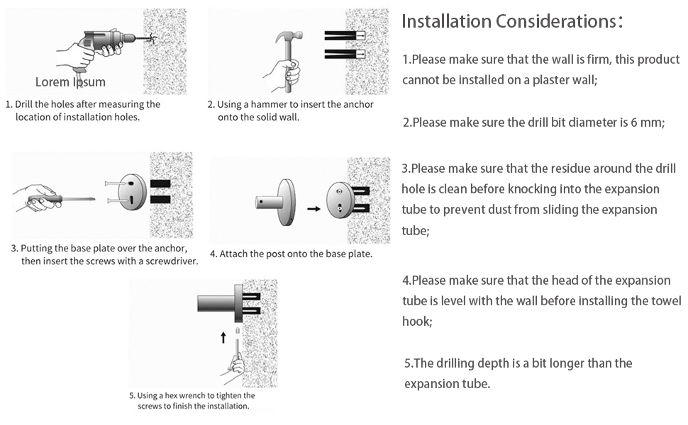 bathroom installation instructions