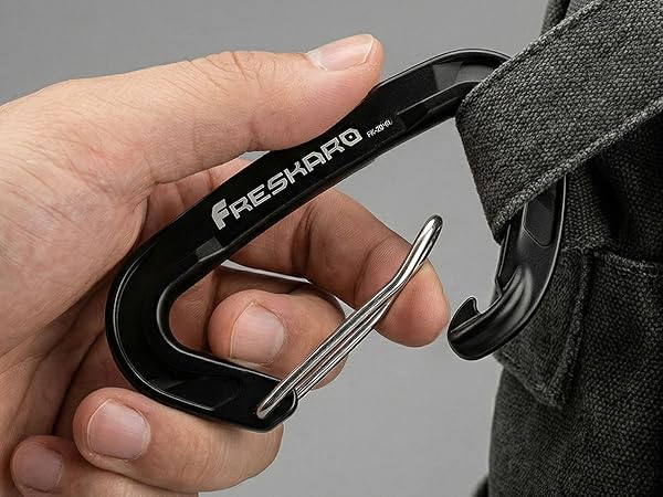 rappelling gear carabeeners carbinger mountaineering buckle lb caribieners towing ring paraglider