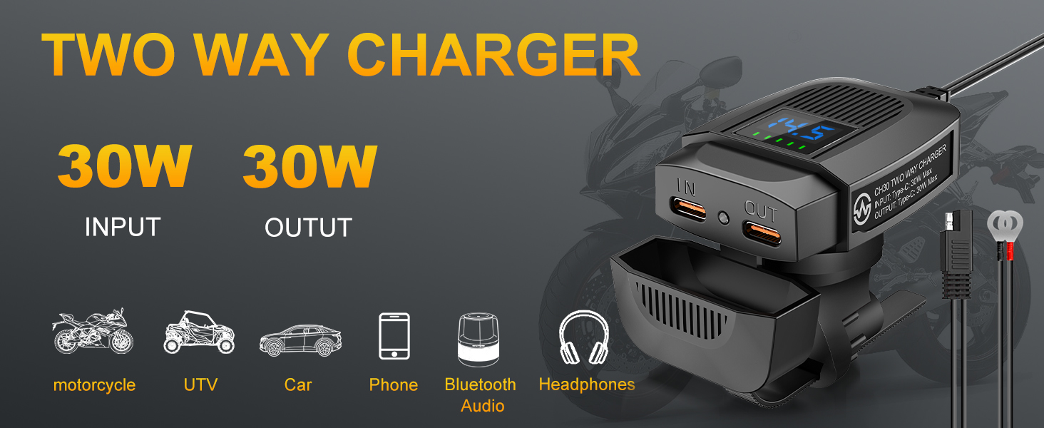 motorcycle usb charger