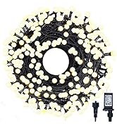 Meteds LED Christmas Lights Outdoor,300LED 105Ft 8 Modes Plug-in Connectable Waterproof Globe Str...