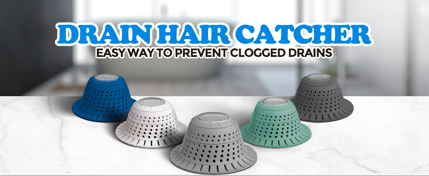 silicone bathtub drain hair catcher