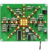 Gikfun Electronic LED Flashing Lights Soldering Practice Board PCB DIY Kit EK1874