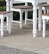 misaya Rectangle Vinyl Tablecloth, Fitted Table Cover, 100% Waterproof, Elastic Edge, Flannel Bac...