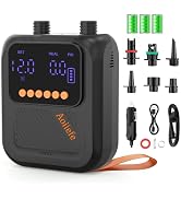 Aoiiefe Portable Rechargeable Electric SUP Paddle Board Pump, Intelligent Dual Stage Inflation&De...
