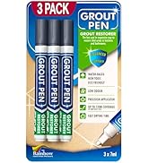 Grout Pen Dark Grey Tile Paint Marker: Waterproof Grout Paint, Tile Grout Colorant and Sealer Pen...