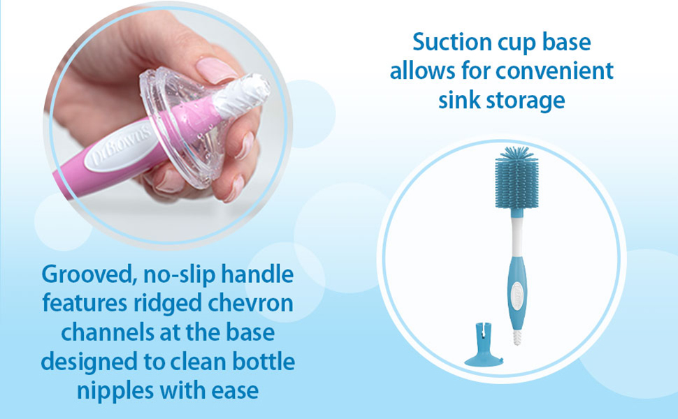 Dr. Brown’s Bottle Brushes/ Soft Touch – Scratch-free scrubbing meets durable design