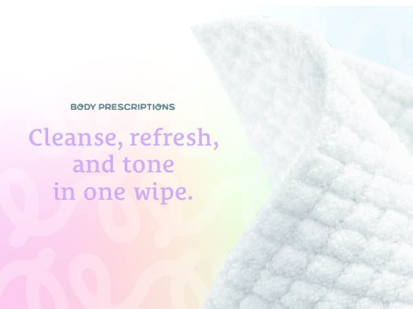 Cleanse, refresh and tone in one wipe.