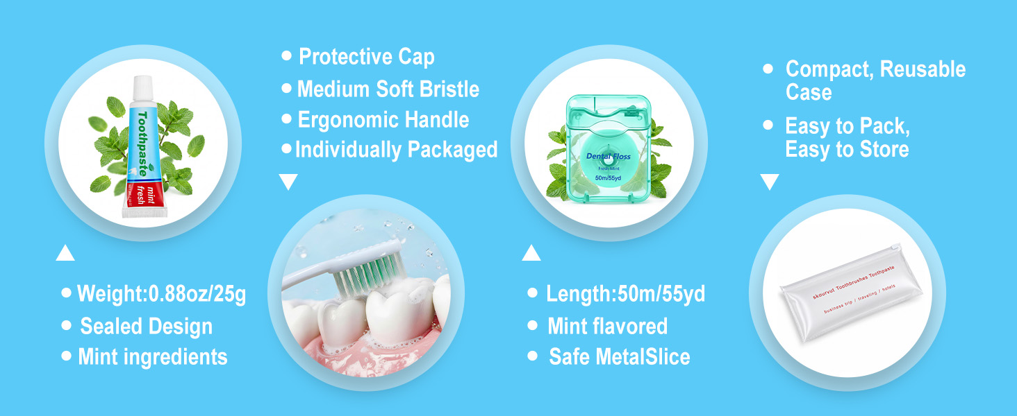 toothbrush toothpaste set