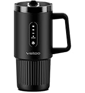 Vsitoo S5 Pro 25oz AI Auto-Sensing Self Heating Coffee Mug with Touch Screen Display, Heated Tumb...
