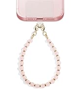 NUBYYA Lostars Handmade Gemstone Beaded Phone Wrist Strap with Tether Tab – Detachable Hands-Free...