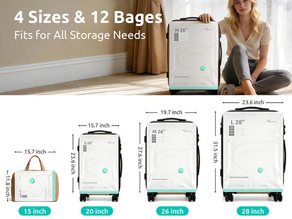 travel vacuum storage bags with pump