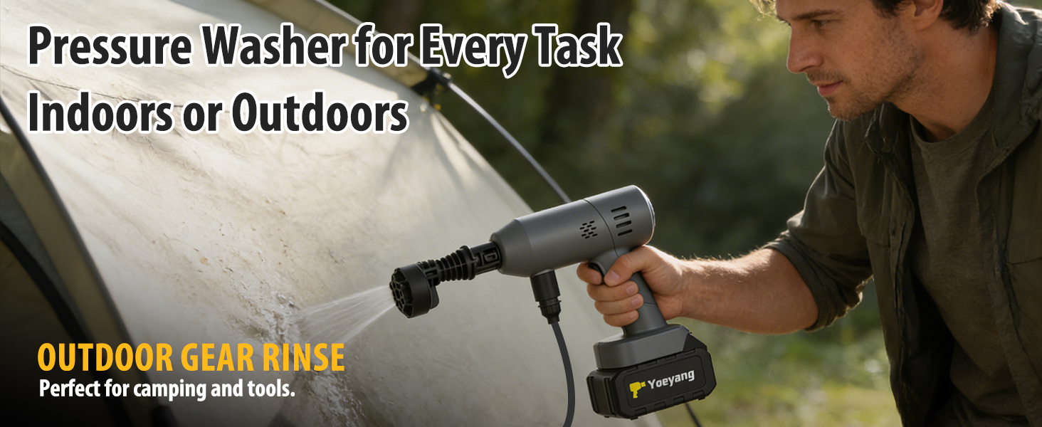 hand held pressure washer