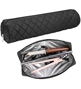 Suafrnut Large Hot Hair Tools Organizer Bag Portable Travel Heat Resistant Storage Case Pouch for...