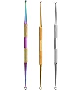 Lurrose 6pcs Comedone Extractor Tool Stainless Steel Black Head Remover Pore Cleanser Hidden Beau...