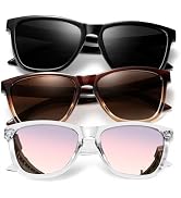 KALIYADI Womens-Sunglasses Polarized Sunglasses-Womens Trendy: Retro Sun Glasses with UV Protecti...