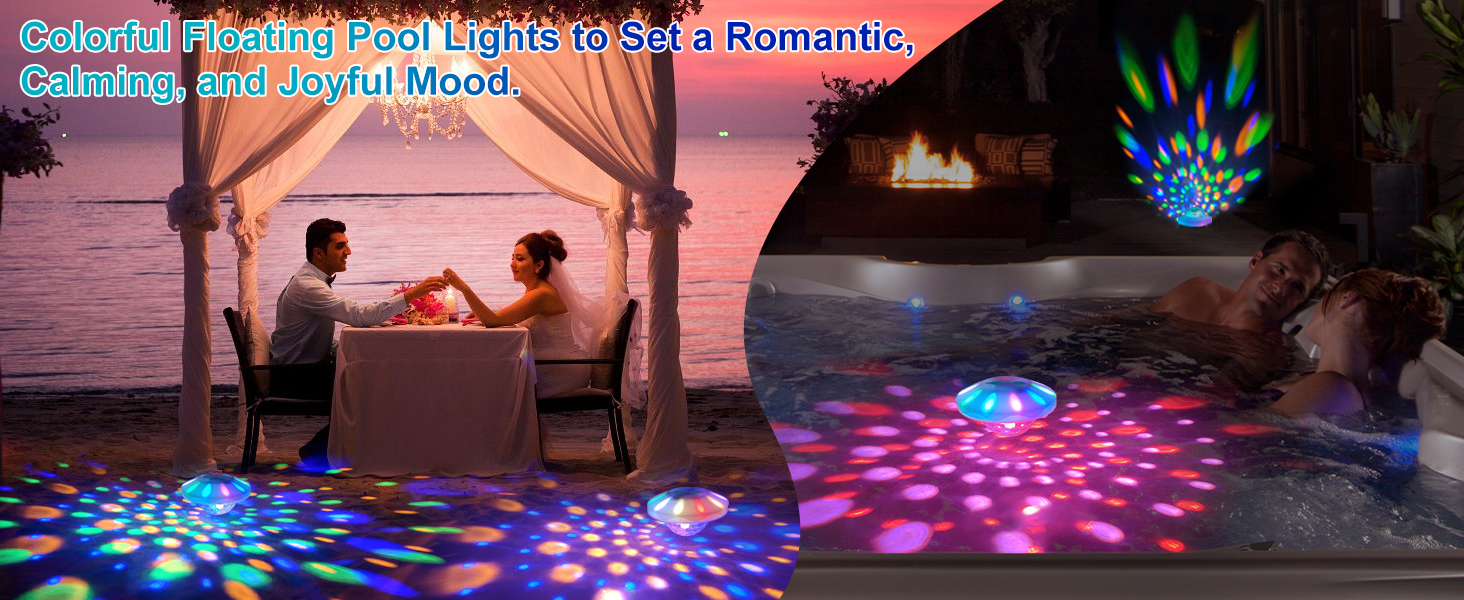 led pool floating lights