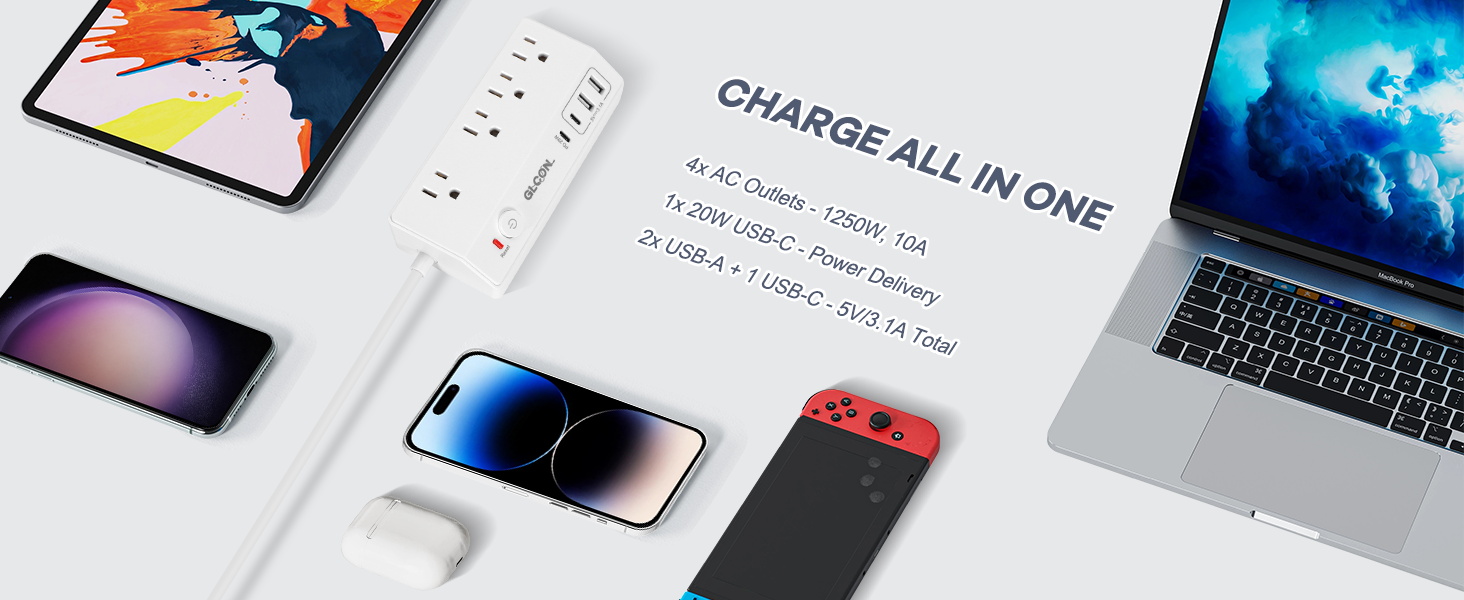 multi plug outlet extender