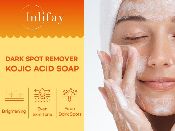 Inlifay Turmeric Kojic Acid Soap