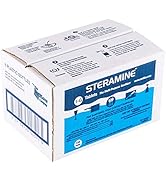 6 x Steramine Quaternary Sanitizing Tablets, Sanitizing Food Contact Surfaces, Kills E-Coli; HIV;...