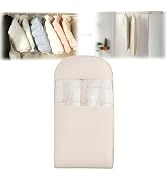 Space Saving Hanging Garment Bag with Self Compression Zipper, 2025 New Space Saver Clothes Stora...