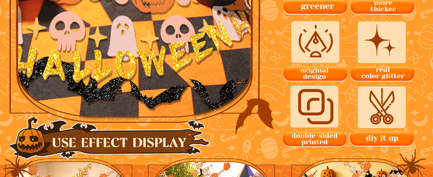 happy halloween banner