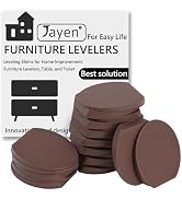 Jayen Rubber Shims 20 Pack – Non-Slip Furniture Levelers & Stackable Wedges for Tables, Toilets, ...