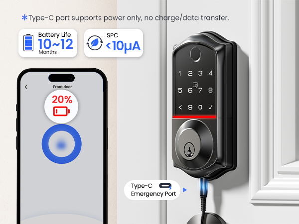 keyless entry door lock