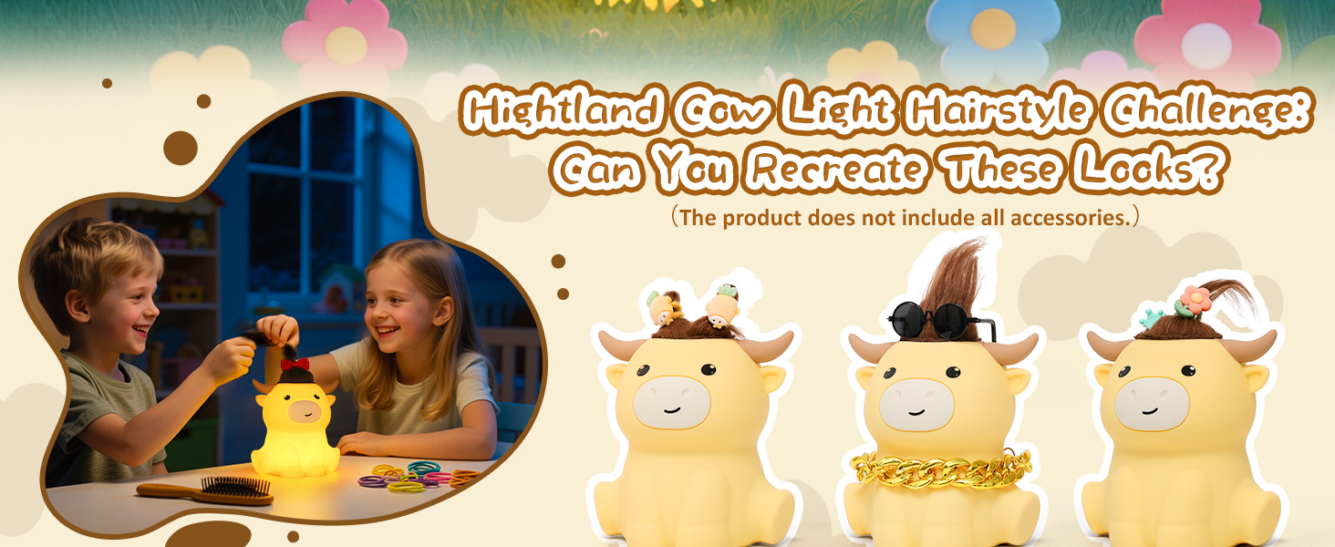 Highland Cow Night Light,
